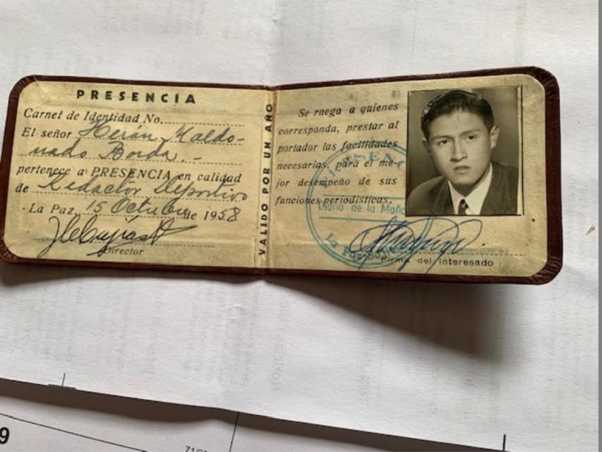 Presencia, La Paz, 15 de octubre de 1958